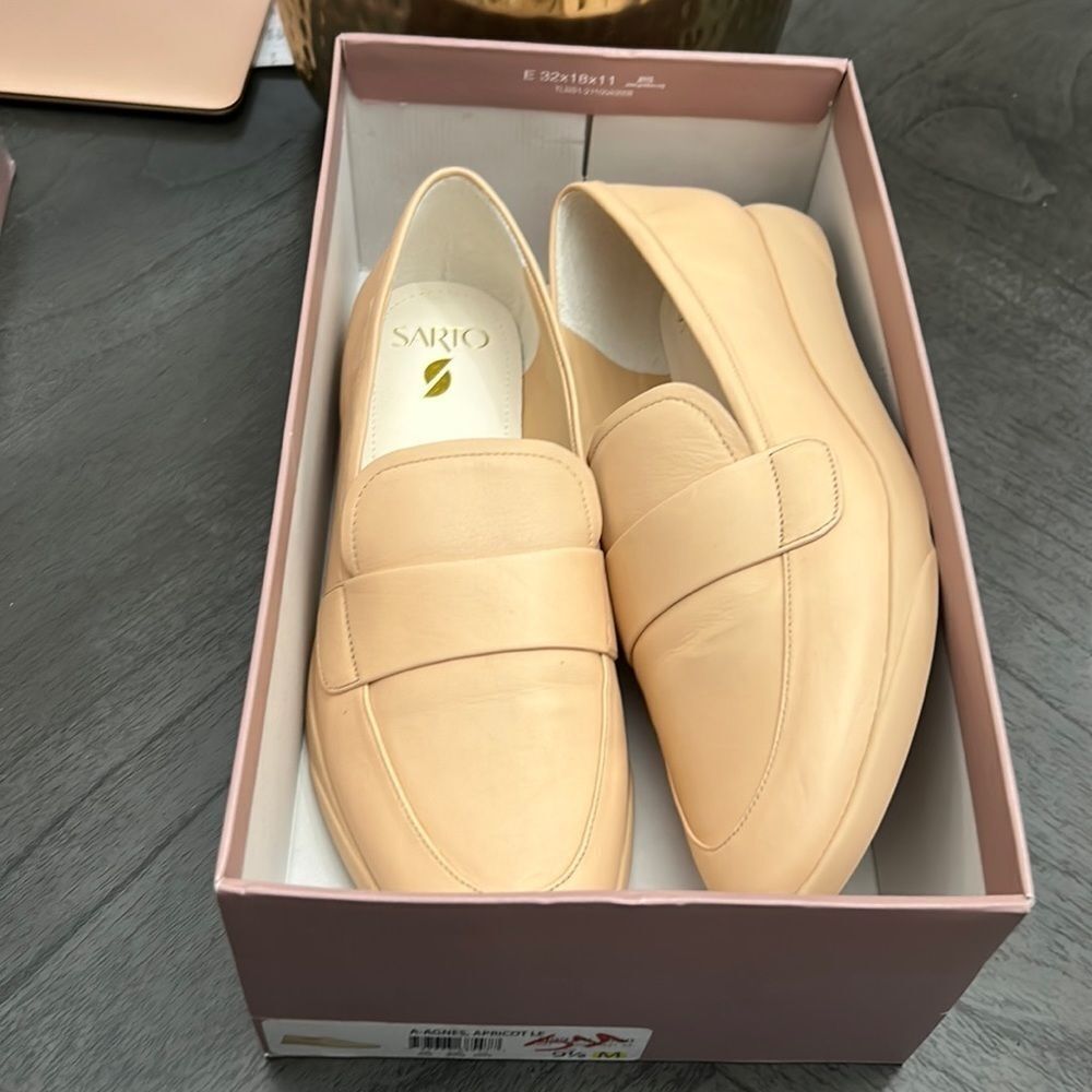 FRANCO SARTO   Agnes Loafer In Apricot - Picture 2 of 8